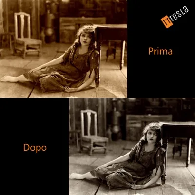 Restauro filmati d'epoca e in bianco e nero